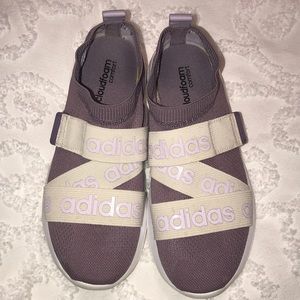 Purple Adidas Cloudfoam Shoes